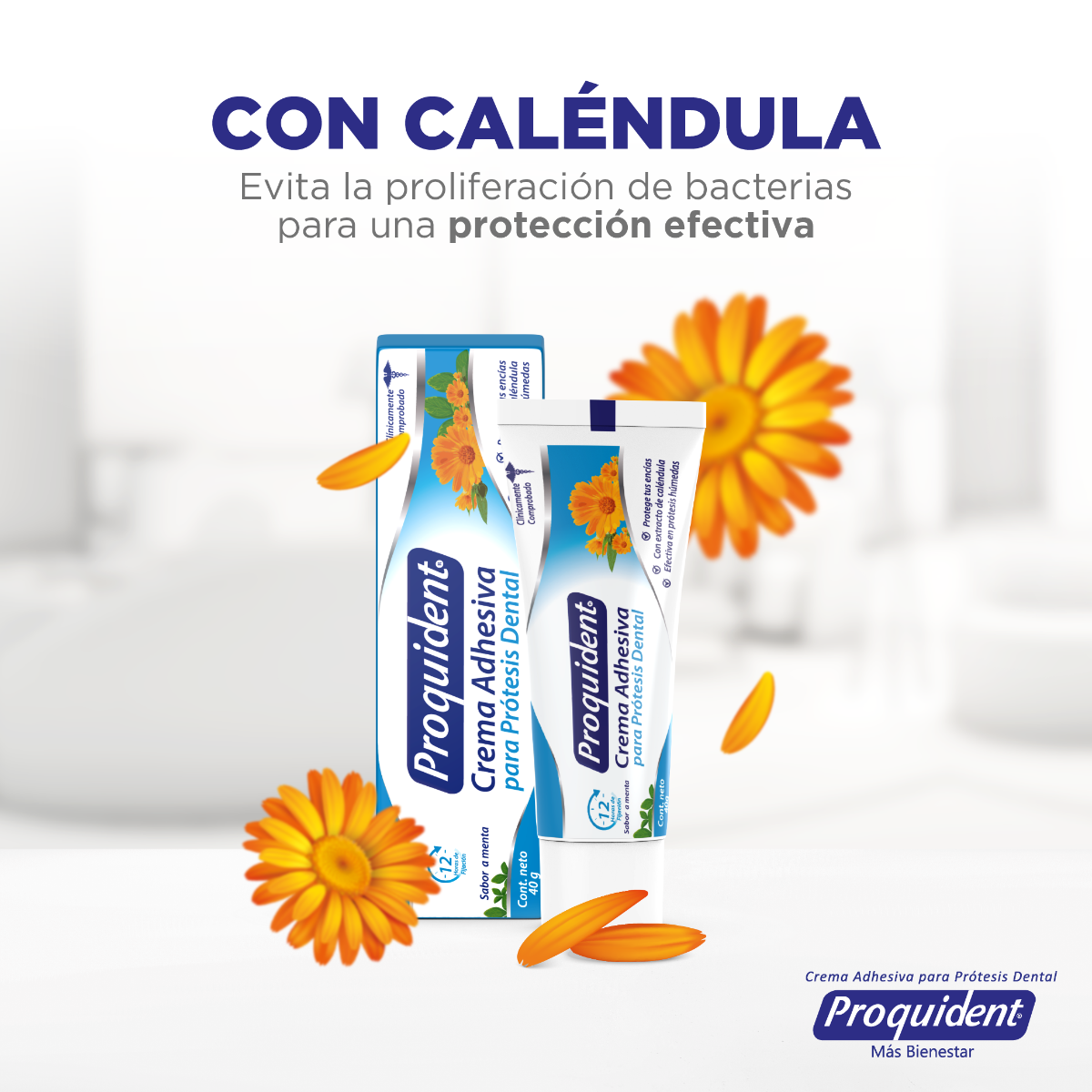 Adhesivo Dental Proquident Menta - Tubo 40 G, , large image number null