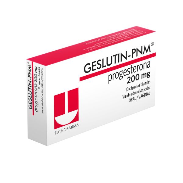 Geslutin-PNM 200 Mg C&aacute;psulas Blandas - Caja 10 UN, , large image number null
