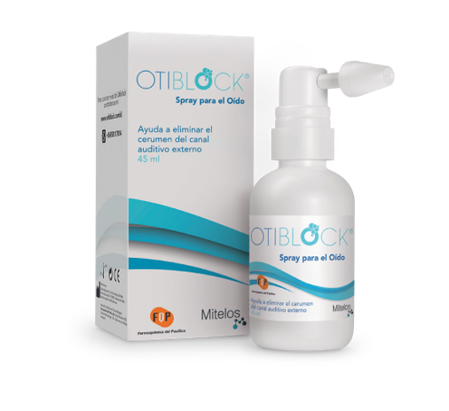 Otiblock Spray Para El Cerumen Del Oido - Tubo 45 ML, , large image number null