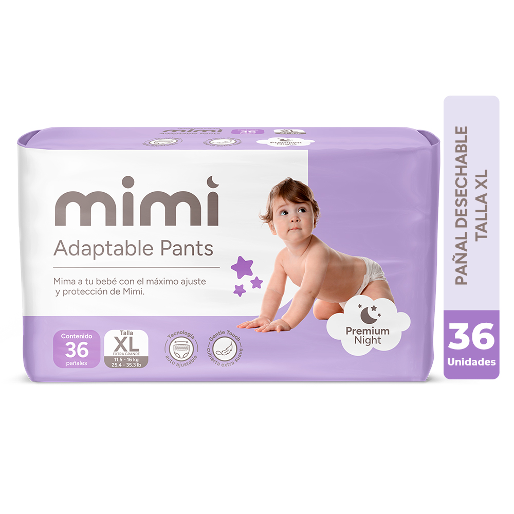 Pa&ntilde;al Mimi Aptable Pants Talla XL - Bolsa 36 UN, , large image number null