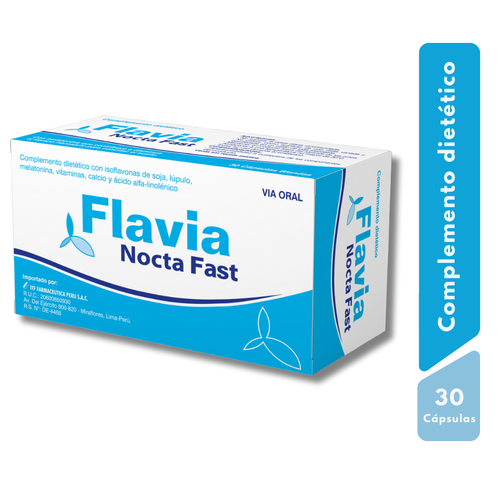 Flavia Nocta Fast C&aacute;psulas Blandas - Caja 30 UN, , large image number null