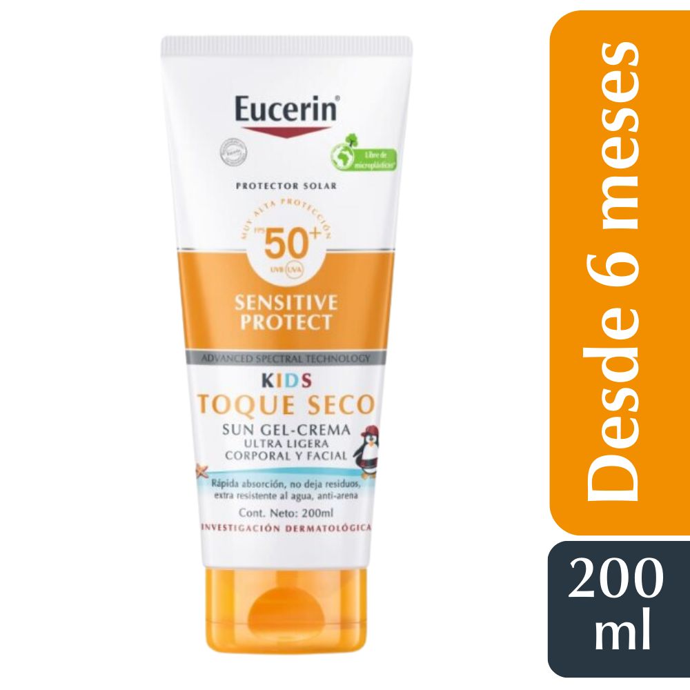 Protector Solar Eucerin Sensitive Protect Kids Sun Gel- Frasco 200 ML, , large image number null