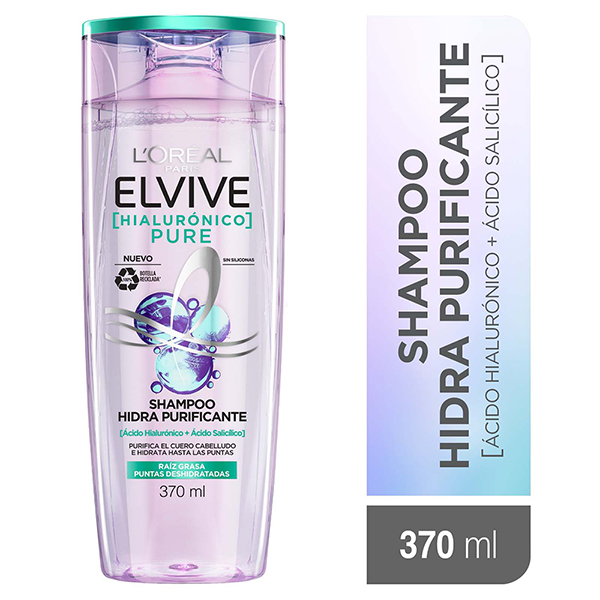 Elvive Shampoo Hialur&oacute;nico Pure - Frasco 370 Ml, , large image number null
