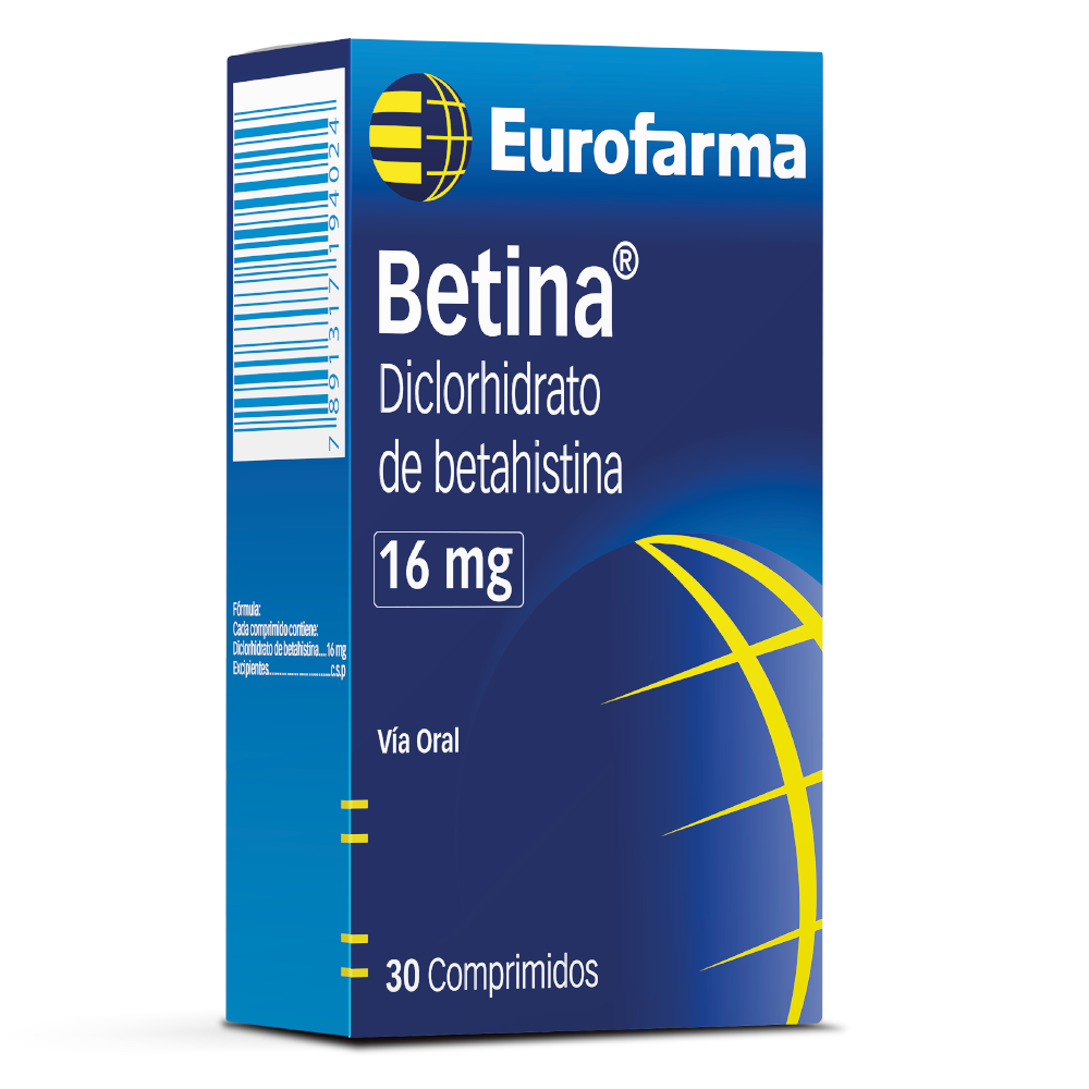 Betina 16 Mg - Caja 30 comprimidos, , large image number null