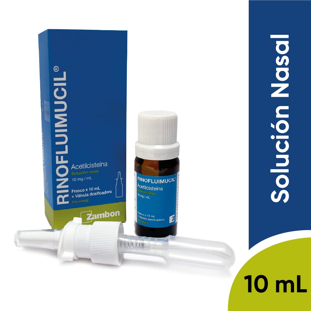 Rinofluimucil 10Mg / ML Soluci&oacute;n Nasal - Frasco 10 ML, , large image number null