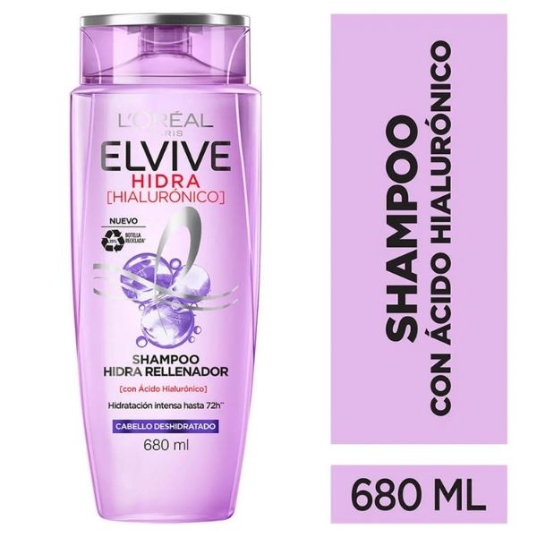 Elvive Shampoo Hidra Hialur&oacute;nico - Frasco 680 ML, , large image number null