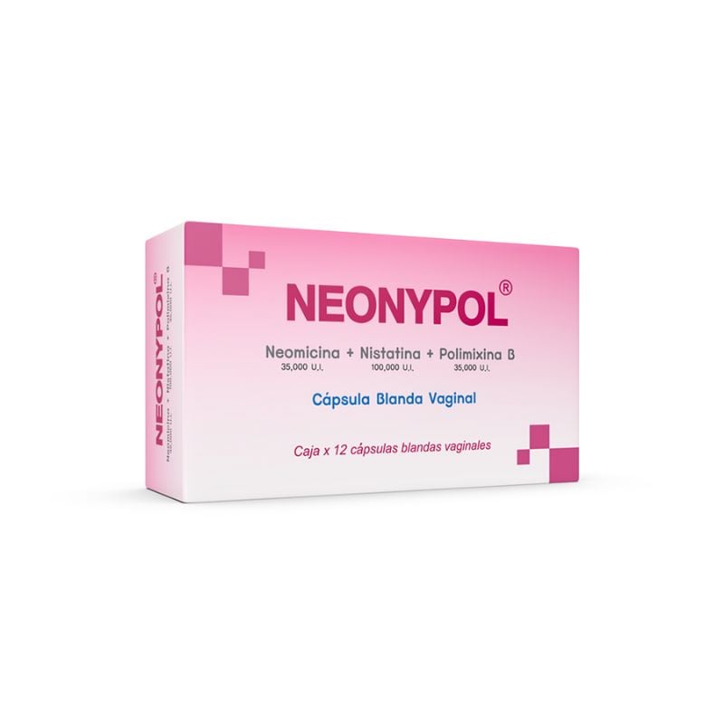 Neonypol C&aacute;psula Blanda Vaginal - Caja 12 UN, , large image number null