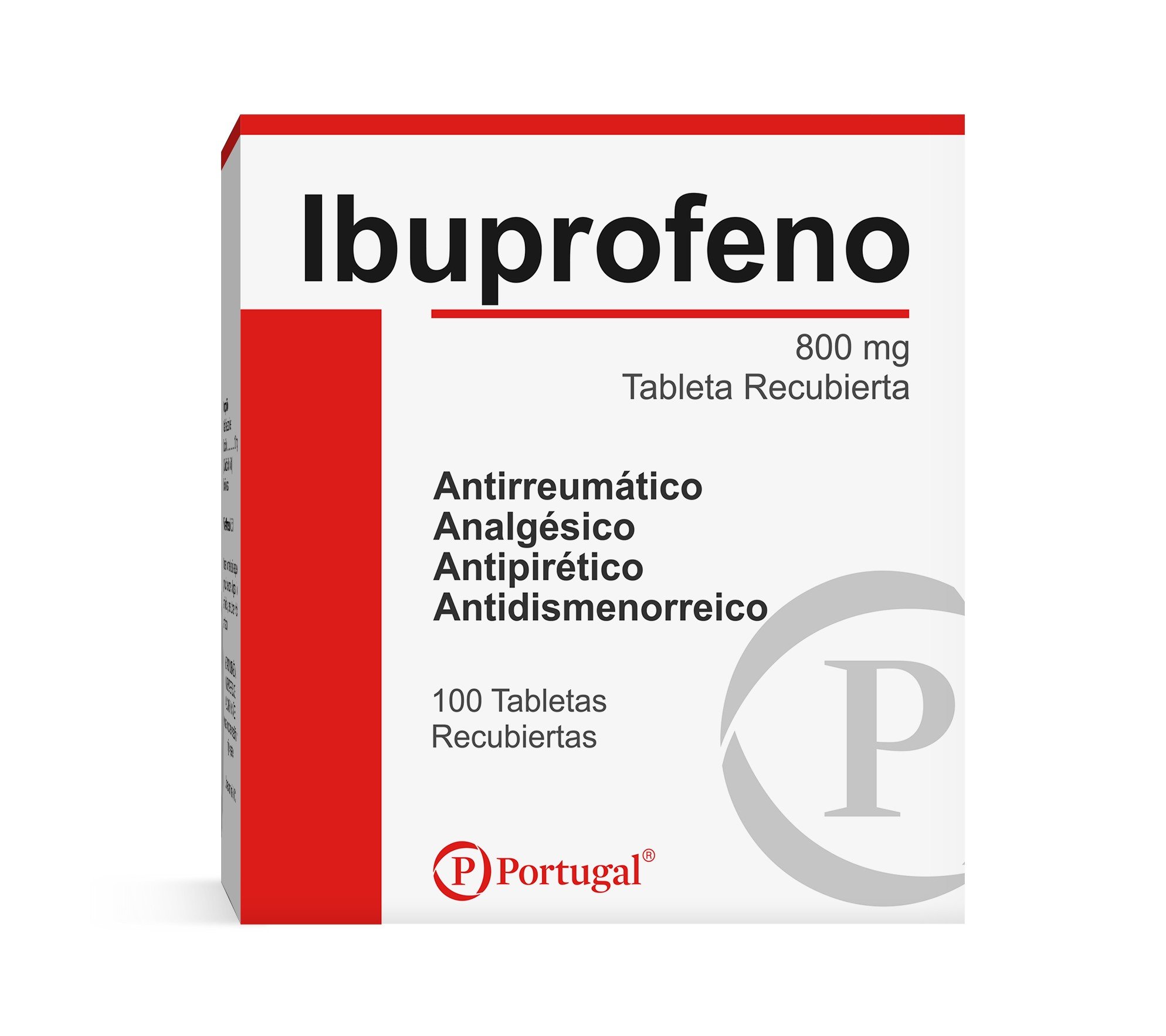 Ibuprofeno 800 Mg Tabletas - Caja 100 UN, , large image number null