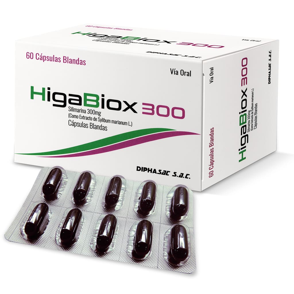 Higabiox 300Mg C&aacute;psulas - Caja 60 UN, , large image number null