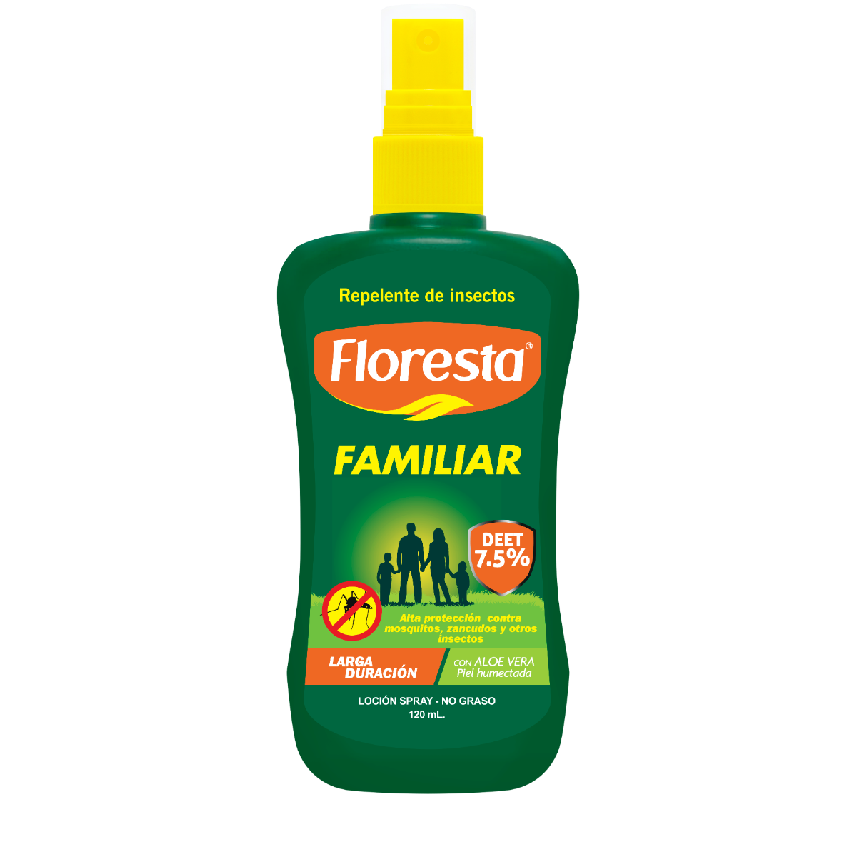 Repelente Floresta Familiar Loci&oacute;n - Frasco 120 ML, , large image number null