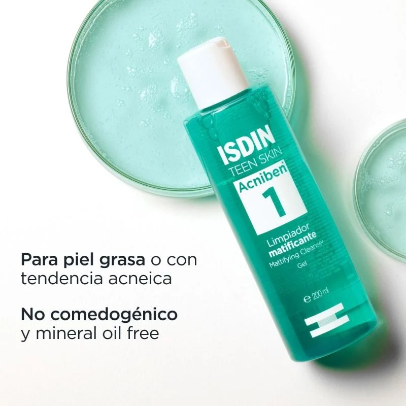 Isdin Acniben Limpiador Purificante- Frasco 200 ML, , large image number null