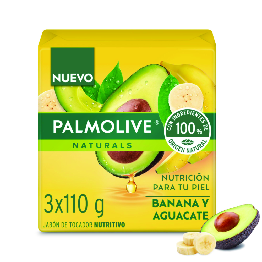 Palmolive Jab&oacute;n Banana/Palta 110 G - Pack 3 UN, , large image number null