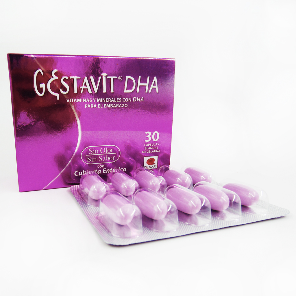 Gestavit DHA Capsulas Blandas De Gelatina - Caja 30 UN, , large image number null