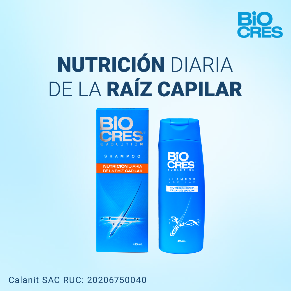 Biocres Evolution Shampoo Capilar - Frasco 415ML, , large image number null