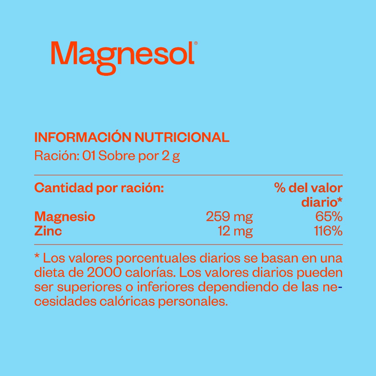 Magnesol Original 2 G - Caja 33 UN, , large image number null