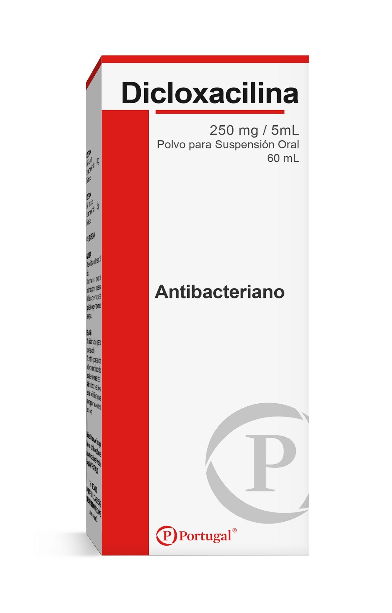 Dicloxacilina 250mg/5ml Suspensi&oacute;n - Frasco 60 ML, , large image number null
