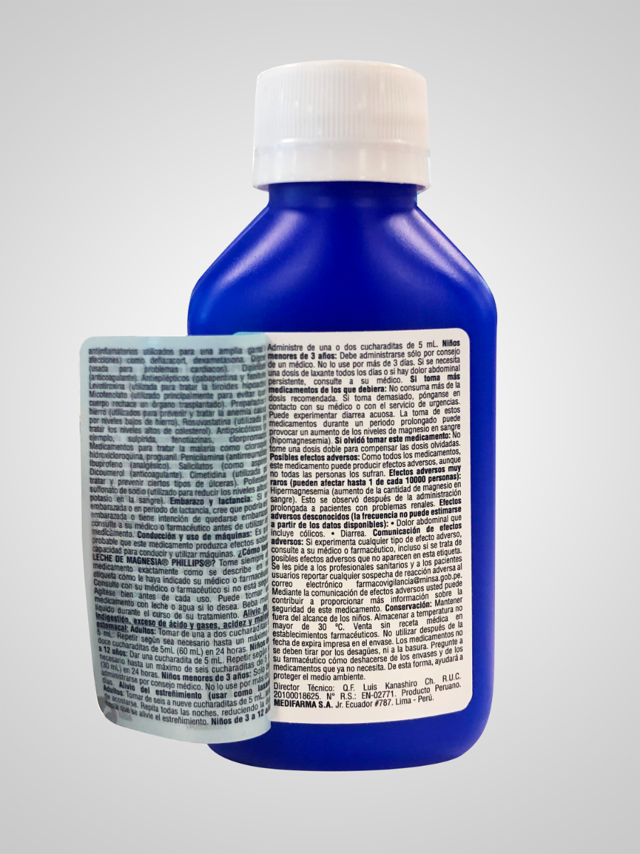 Leche Magnesia Phillips - Frasco 120 Ml, , large image number null