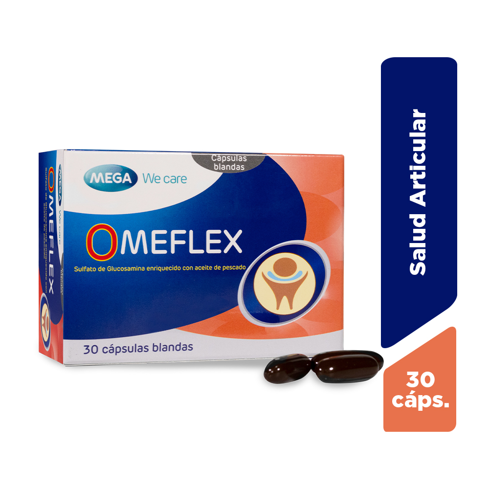 Omeflex C&aacute;psulas Blanda - Caja 30 UN, , large image number null
