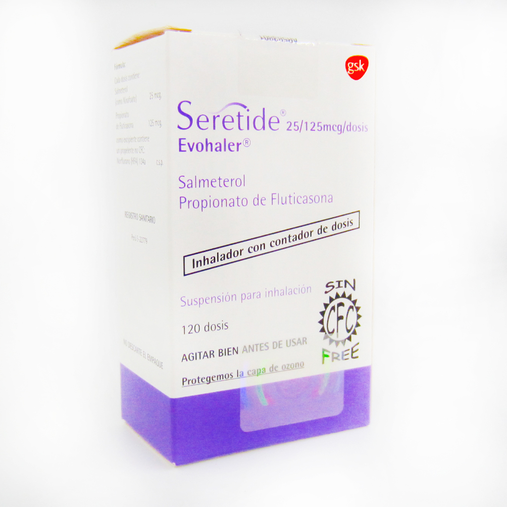 Seretide 25-125Mcg/Dosis Suspensi&oacute;n para Inhalaci&oacute;n - Frasco 120 DSS, , large image number null