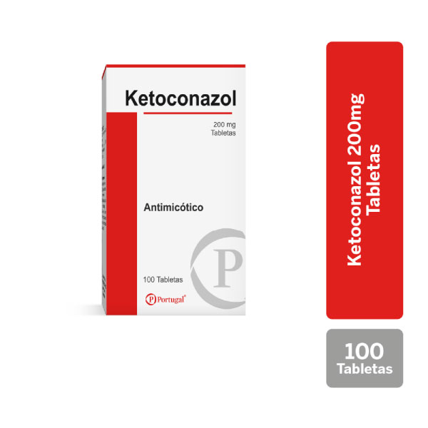 Ketoconazol 200 Mg Tableta - Caja 100 UN, , large image number null