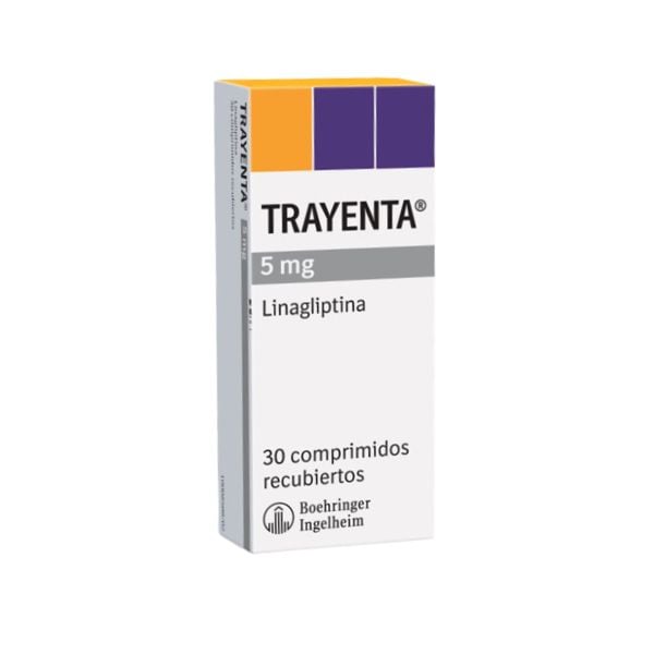 Trayenta 5 Mg Comprimidos Recubiertos - Caja 30 UN, , large image number null