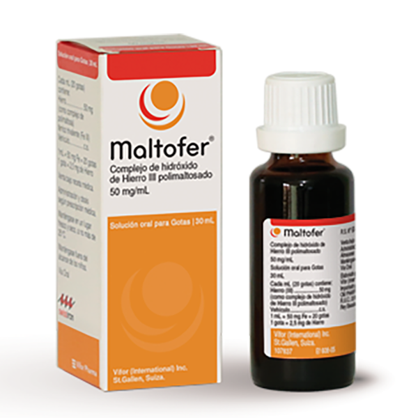 Maltofer 50 mg Oral Gotas - Frasco 30ML, , large image number null