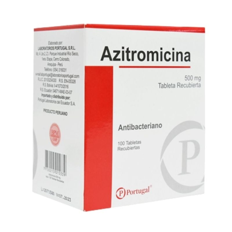 Azitromicina 500 Mg Tablet image number null