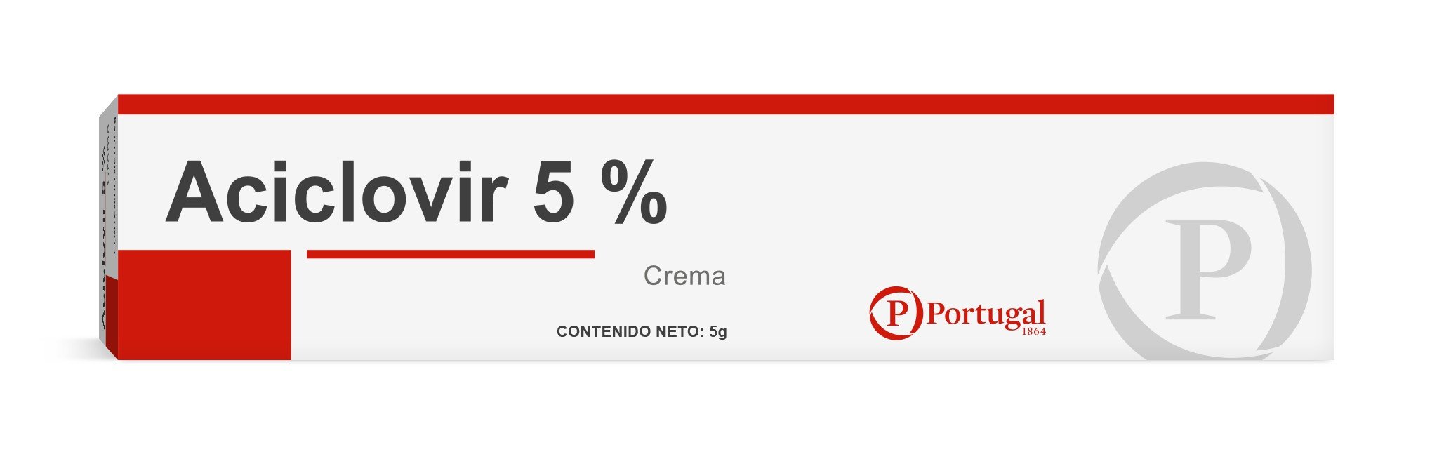 Aciclovir 5% Crema T&oacute;pica - Tubo 5 G, , large image number null