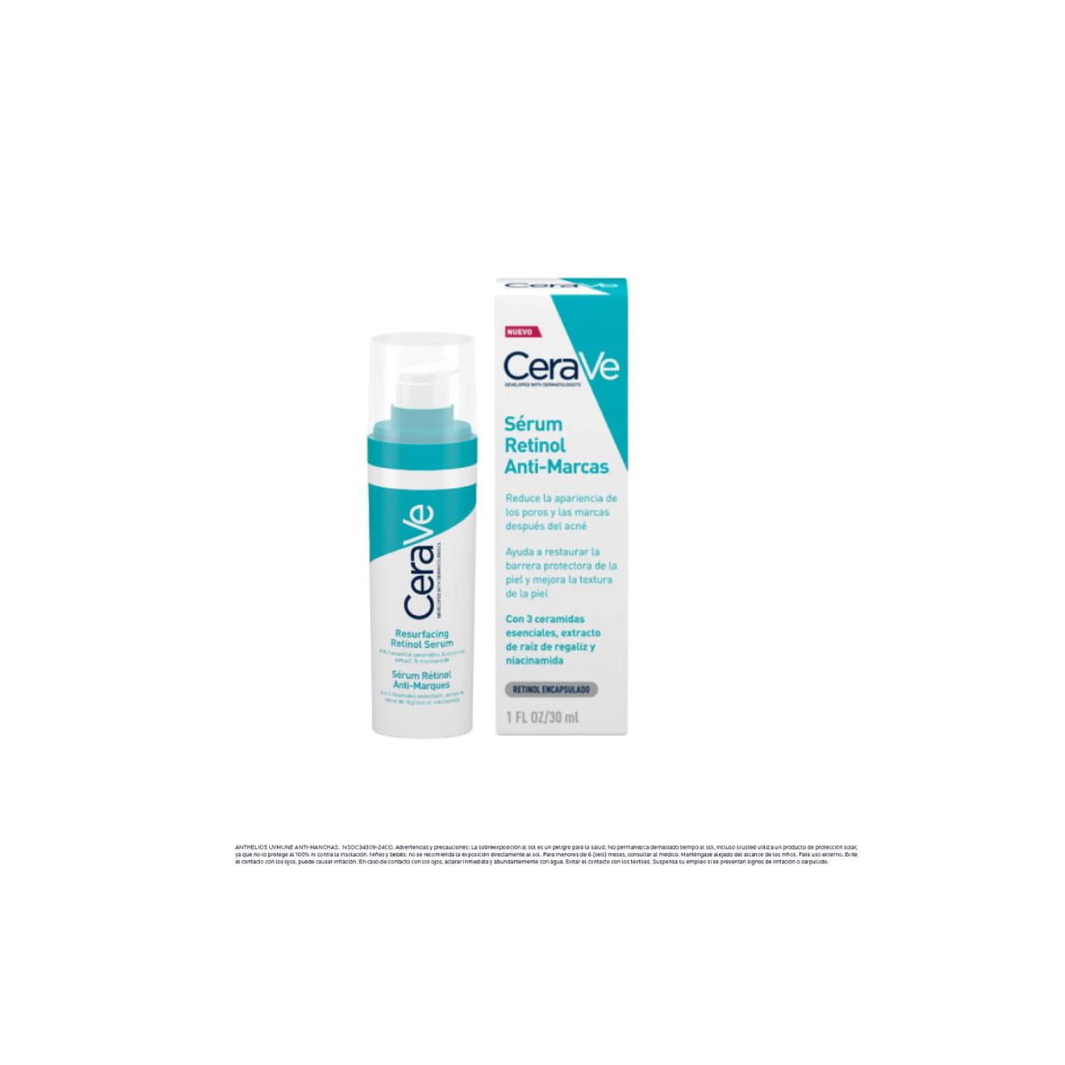 S&eacute;rum Retinol Anti-marcas Cerave  - Frasco 30 ML, , large image number null