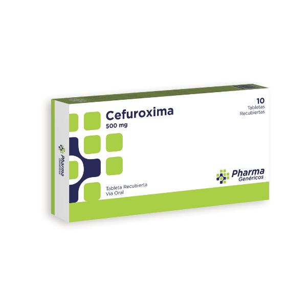 Cefuroxima 500 Mg Tabletas  - Caja 10 UN, , large image number null