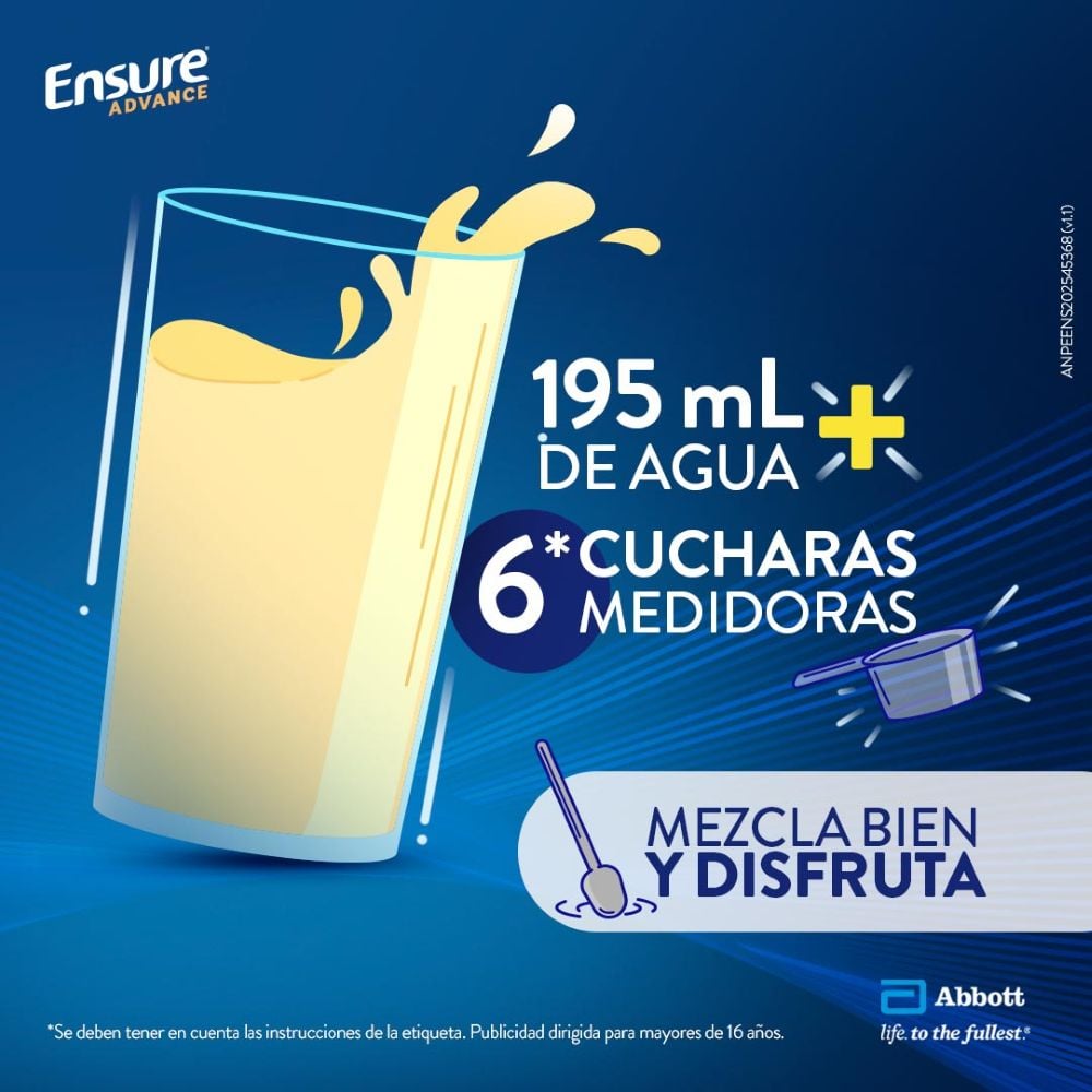 Ensure Advance Sabor Vainilla - Lata 400 G, , large image number null