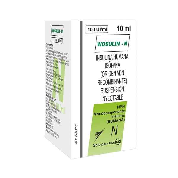 Wosulin-N 100 Ui/Ml  - Caja 1 UN, , large image number null
