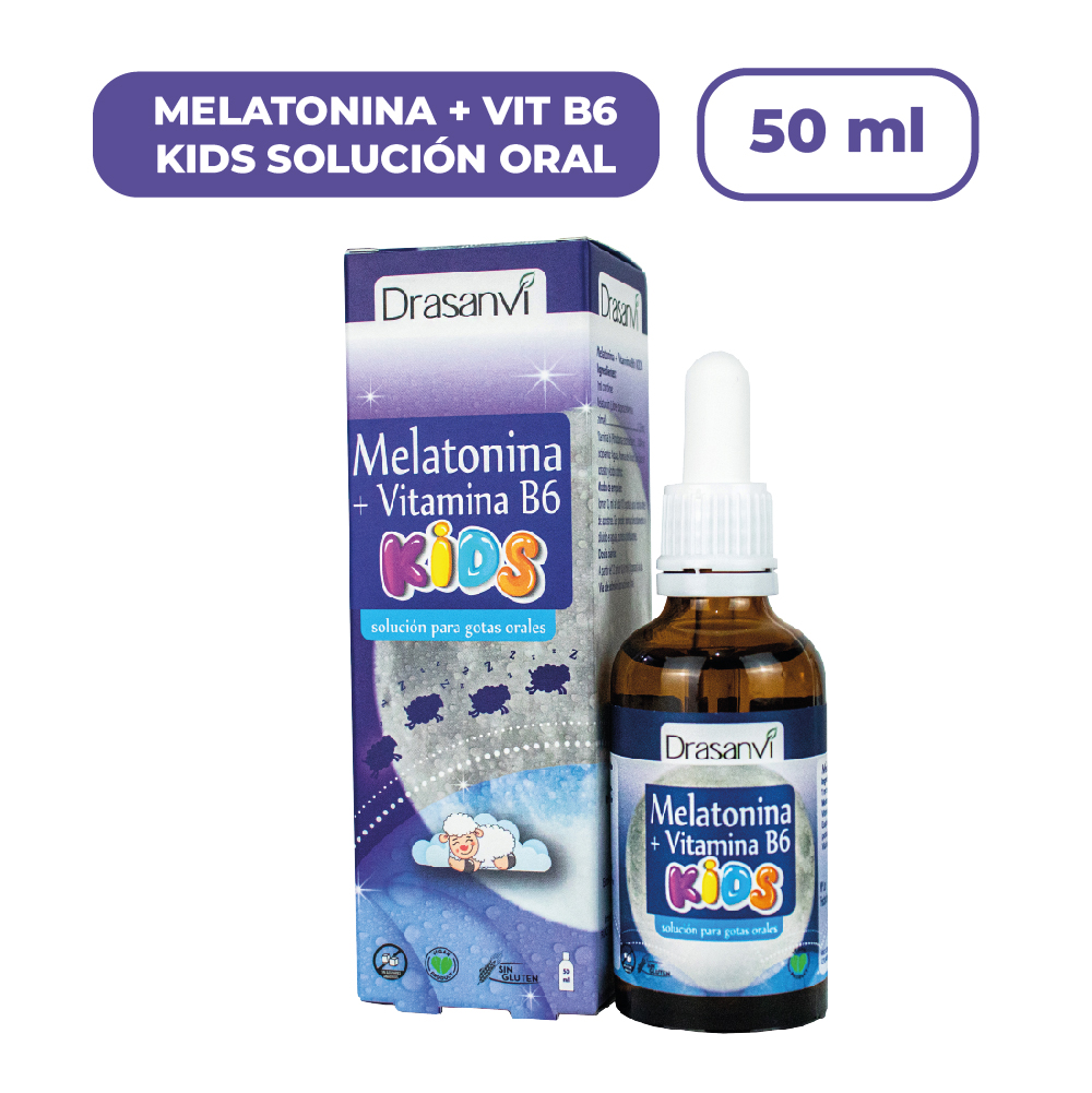 Melatonina + Vitamina B6 Kids Soluci&oacute;n Oral - Frasco 50 ML, , large image number null