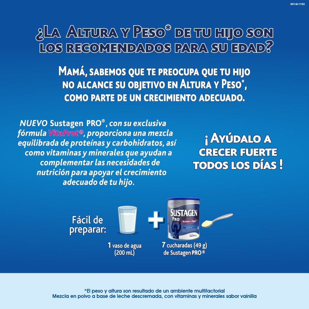 Sustagen Pro Sabor Vainilla - Lata 400 G, , large image number null