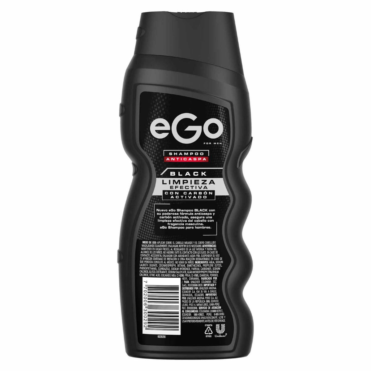 Ego Shampoo For Men Anticaspa Black - Frasco 400 ML, , large image number null