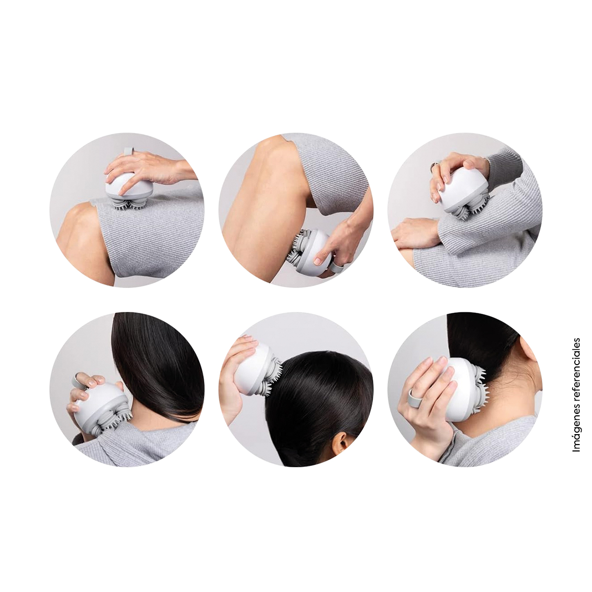 Masajeador El&eacute;ctrico Vibratorio 3D para Cabeza y Cuerpo Relax Me - Caja 1 UN, , large image number null