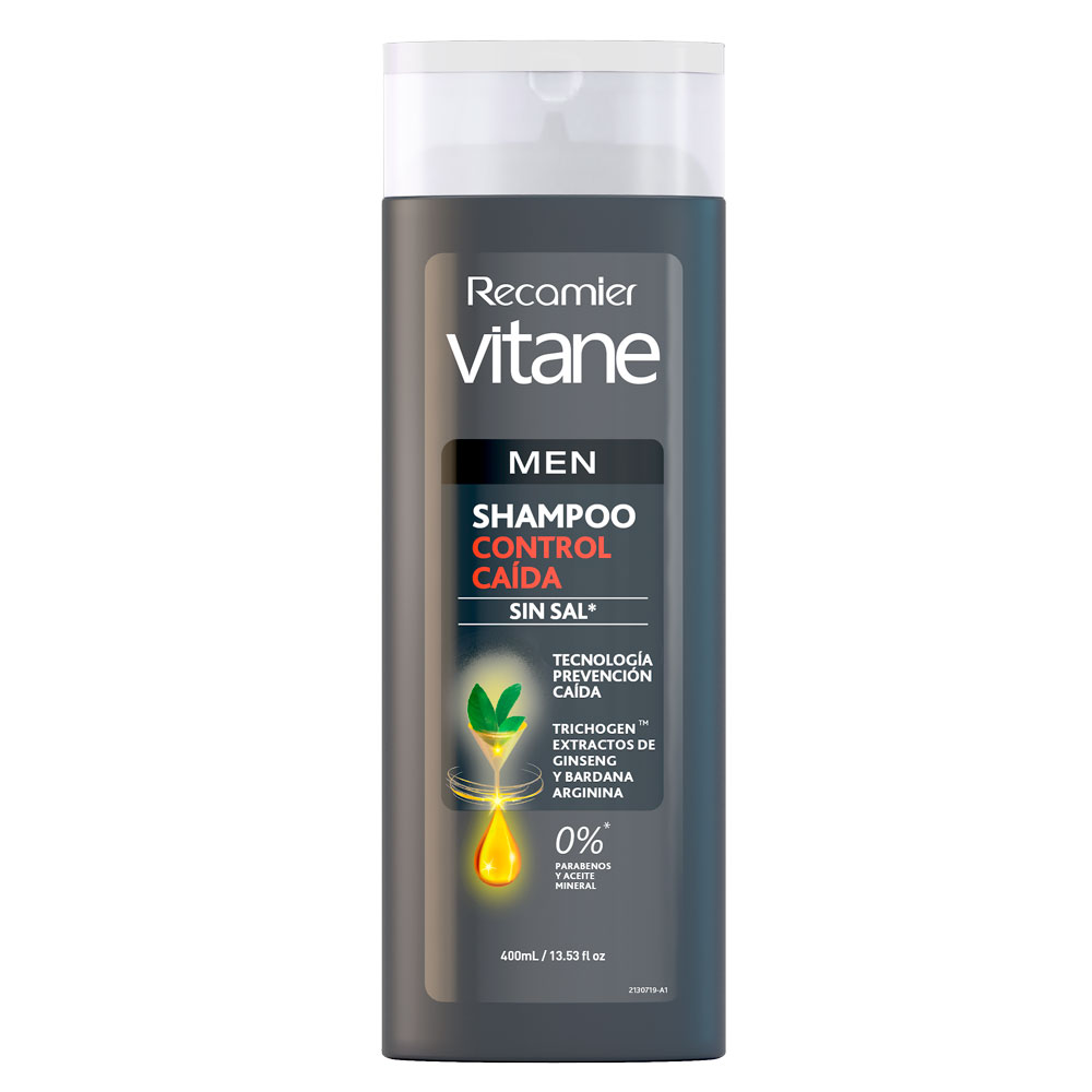 Vitane Shampoo Control Caida Men - Frasco 400 Ml, , large image number null