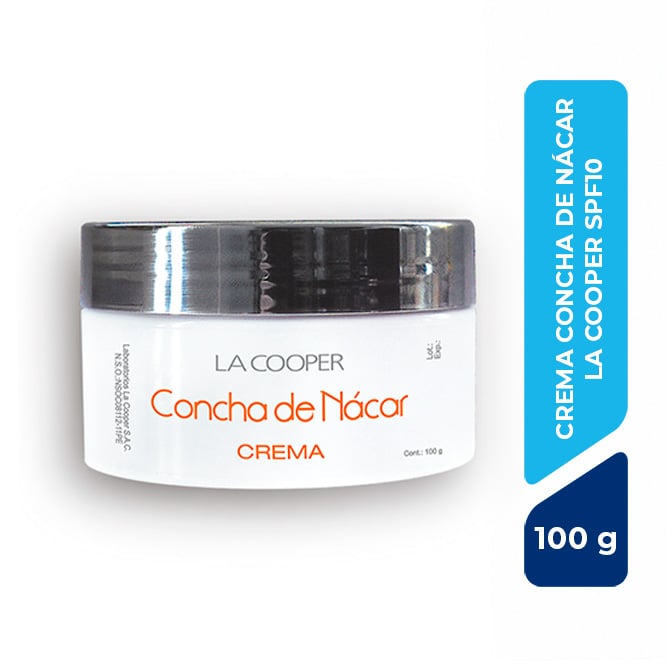 Crema Concha De Nacar La Cooper SPF 10 - Pote 100 G, , large image number null