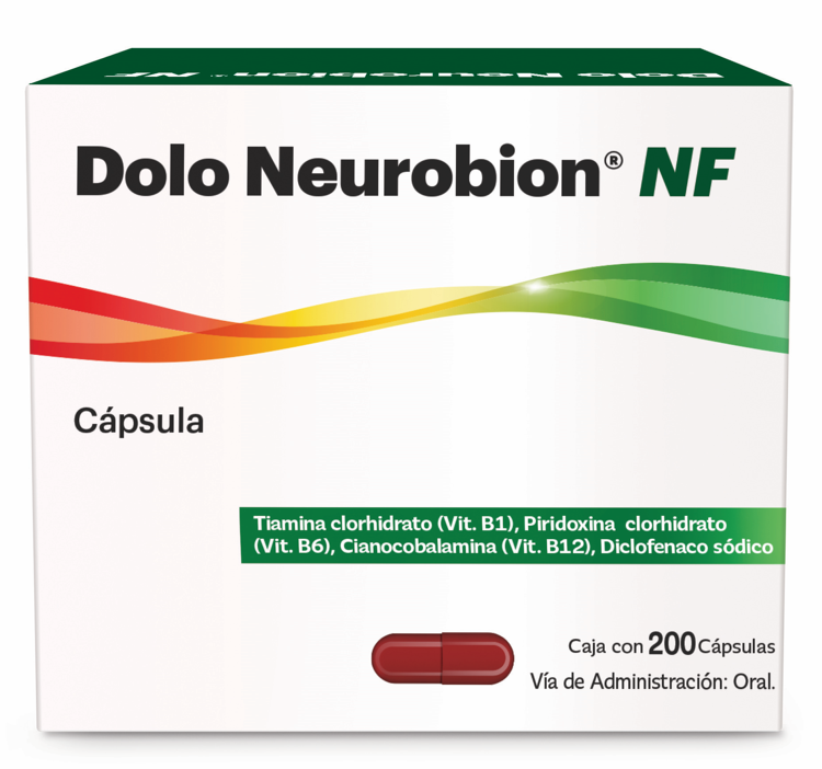 Dolo Neurobion NF C&aacute;psulas - Bl&iacute;ster 4 UN, , large image number null