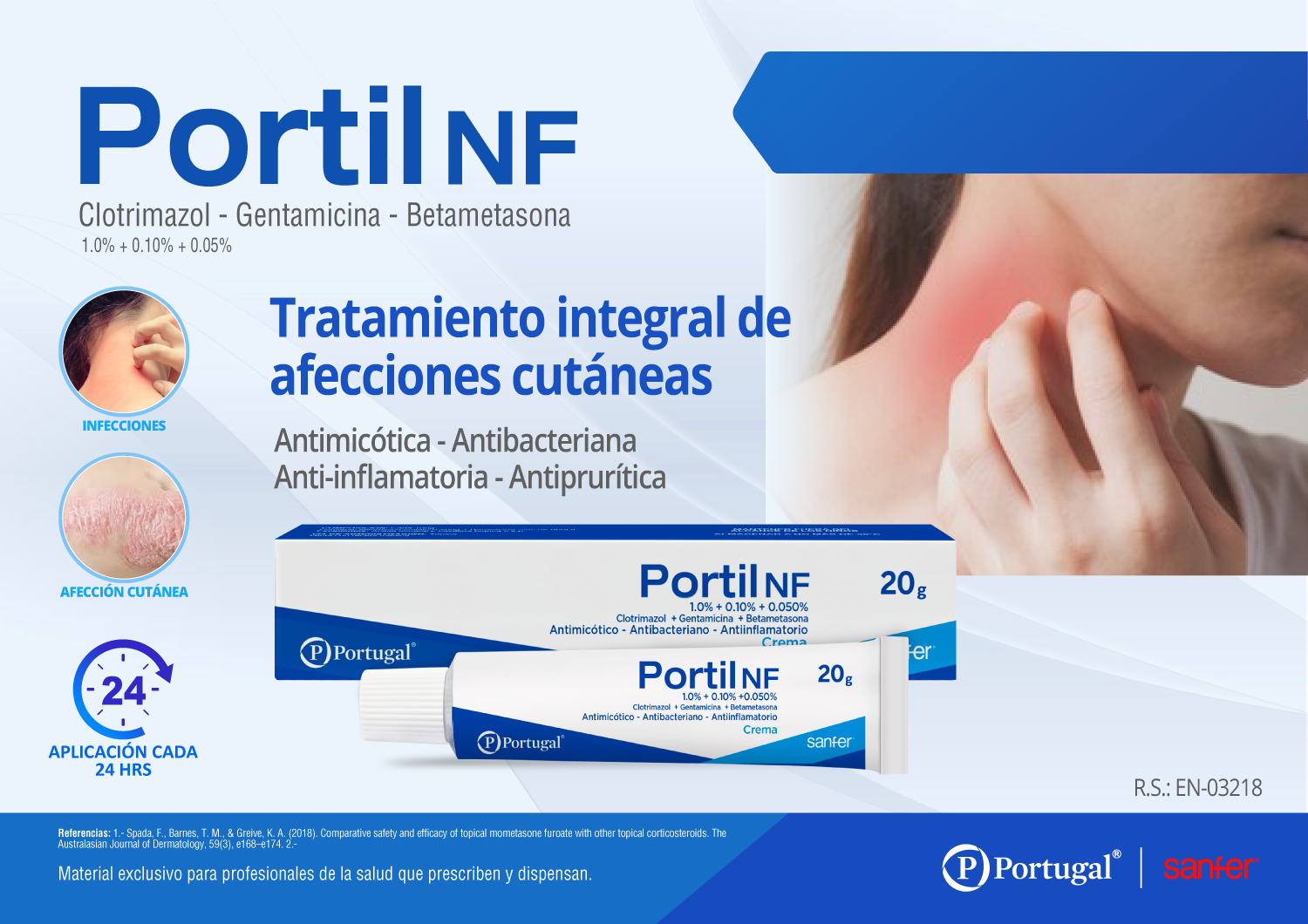 Crema Portil NF - Tubo 20 Gr, , large image number null