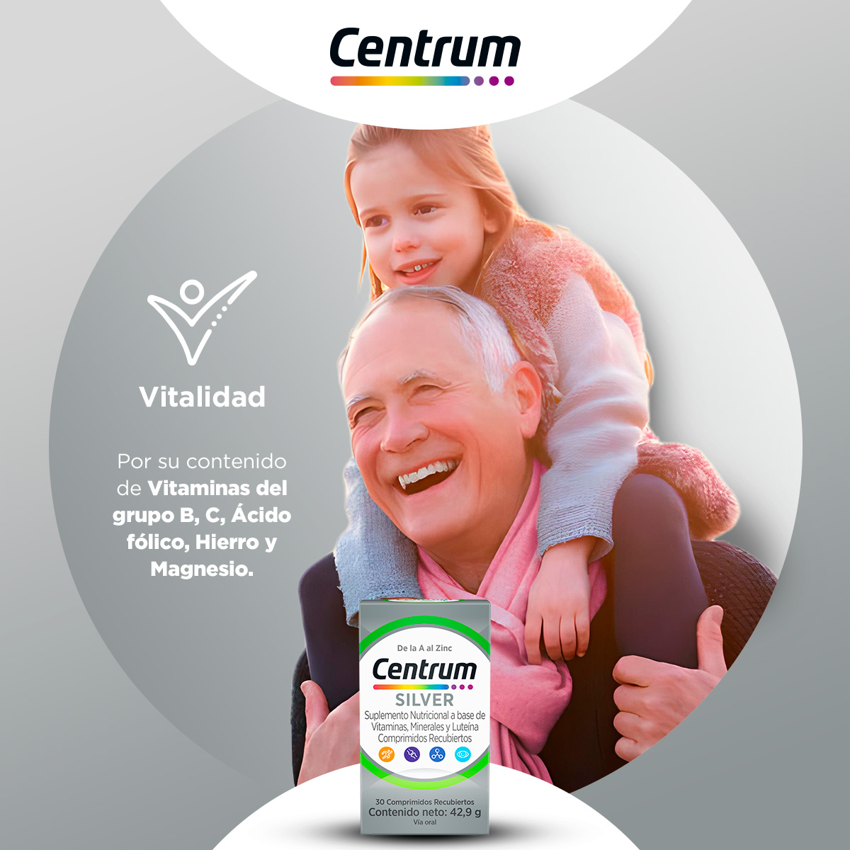 Suplemento Nutricional Centrum Silver - Frasco 30 UN, , large image number null