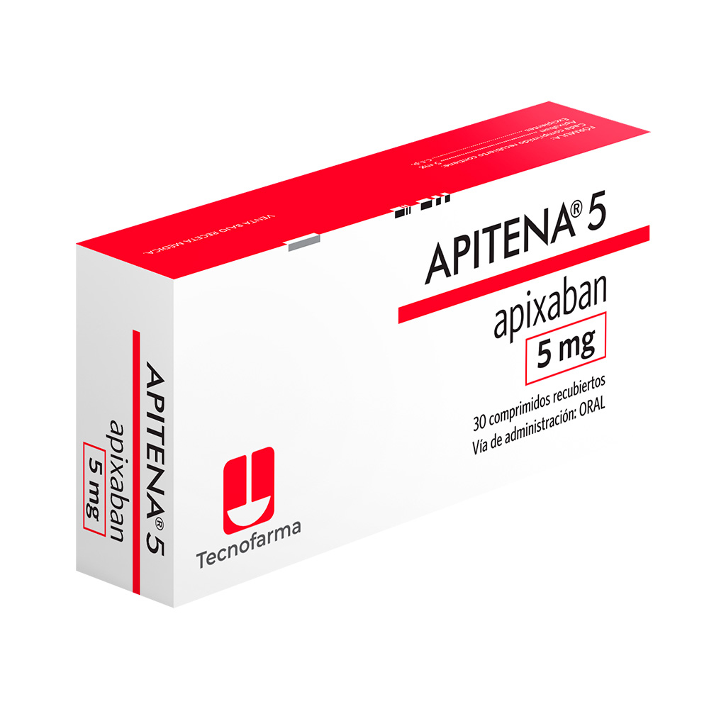 Apitena 5 mg Comprimido Recubierto - Caja 30 UN, , large image number null