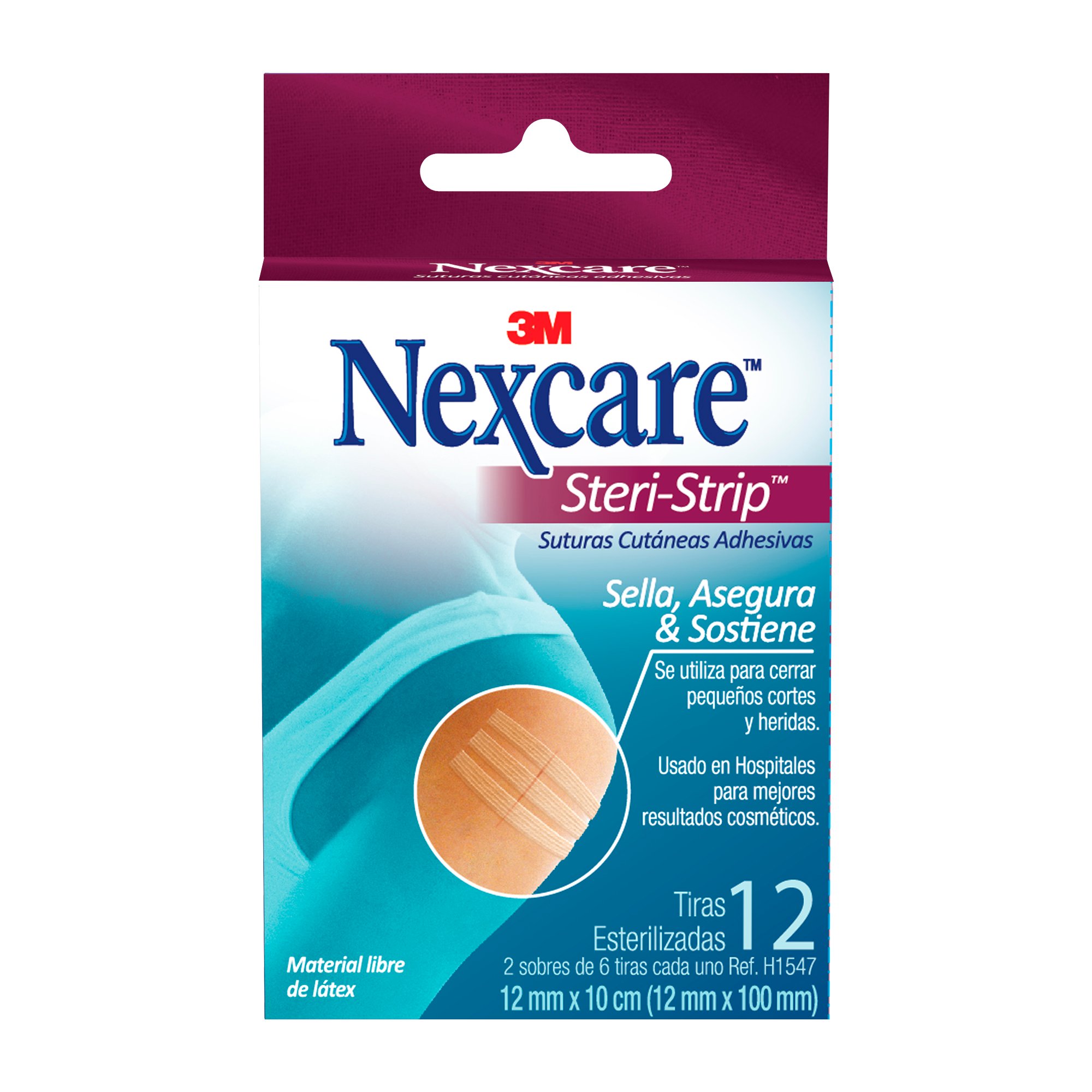 Nexcare Steri-strip Sutura Cutanea Adhesiva - Caja 12 UN, , large image number null