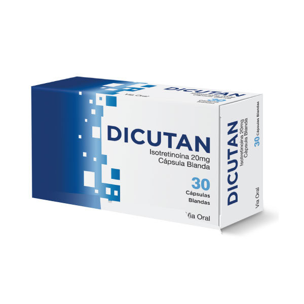 Dicutan 20 mg C&aacute;psula blanda - Caja 30 UN image number null