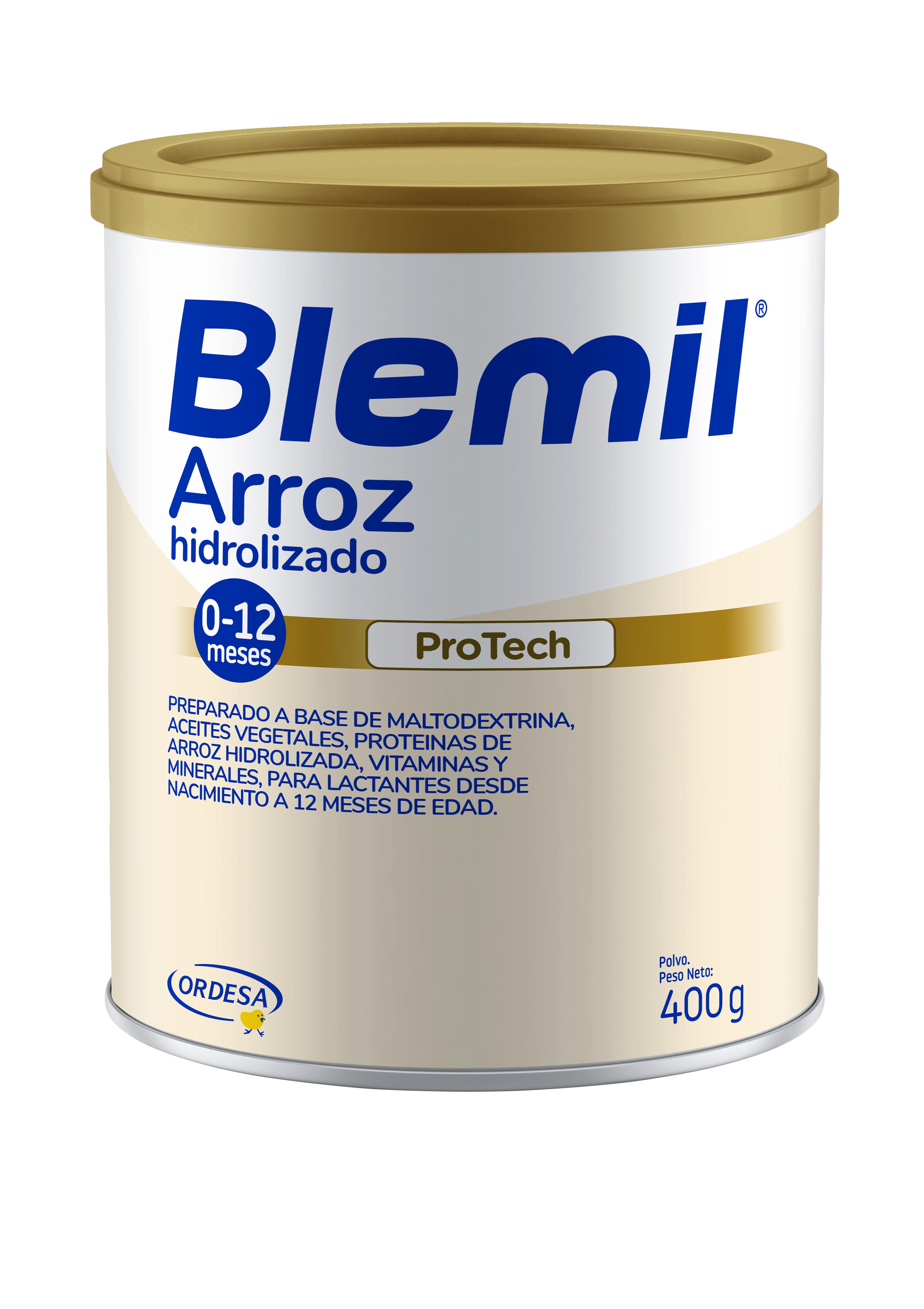 Blemil Arroz Hidrolizado ProTech 0 a 12 Meses - Lata 400  Gr, , large image number null