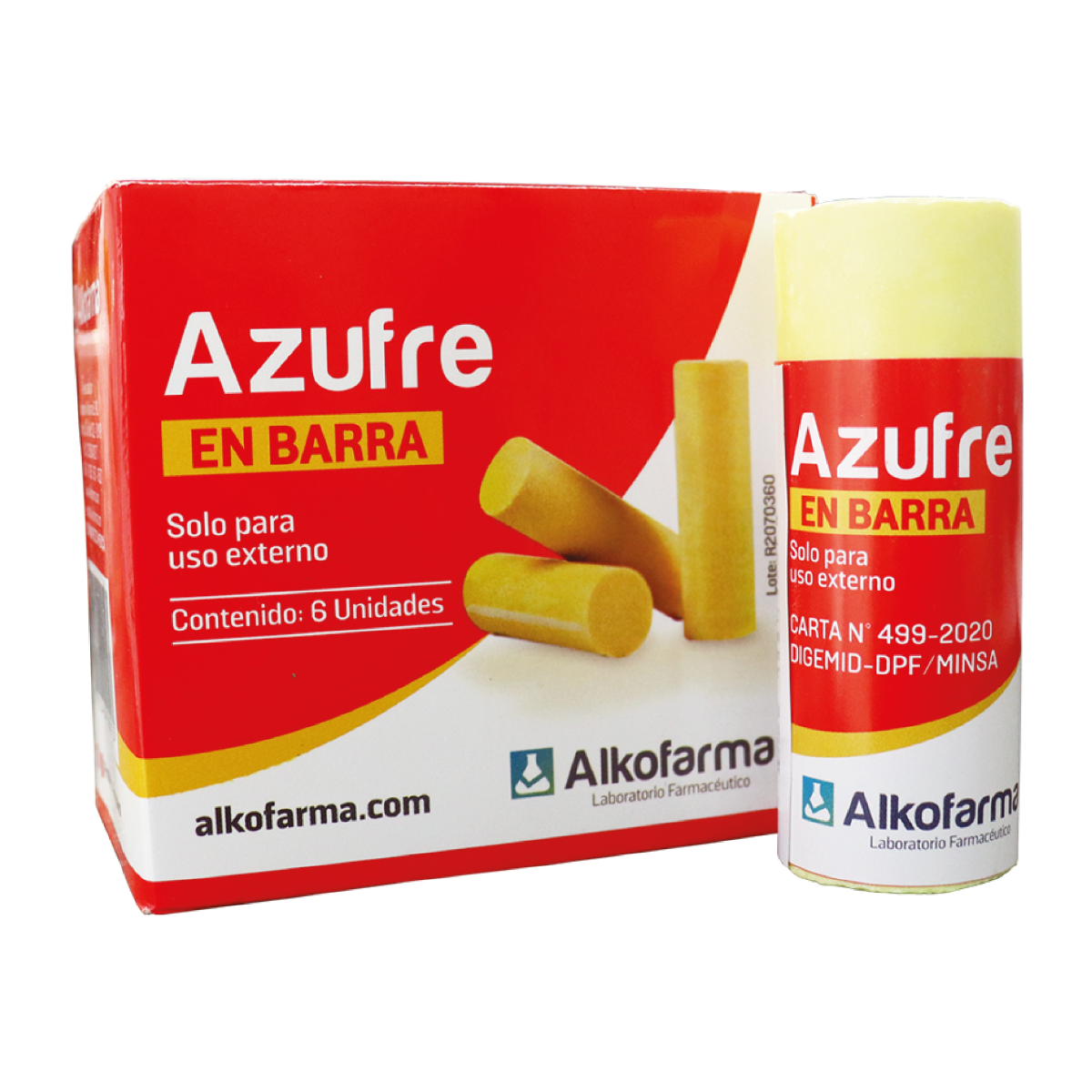Azufre Canuto En Barra - Caja 6 UN, , large image number null