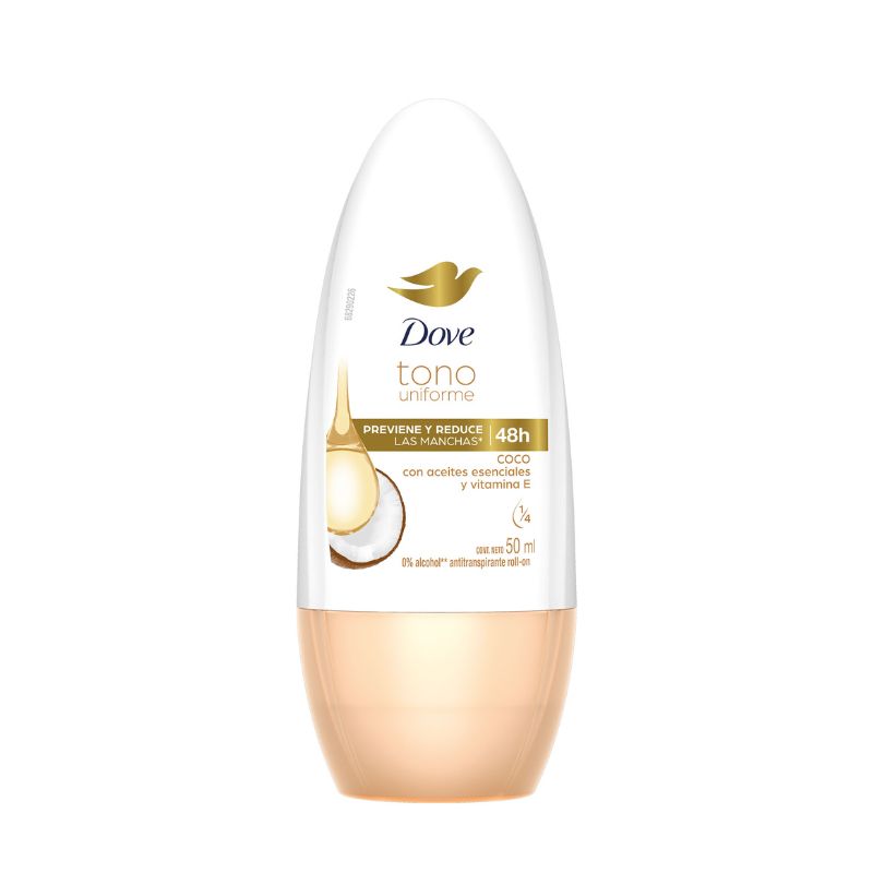 Desodorante en Roll On Dove Tono Coco - Frasco 50 ML, , large image number null