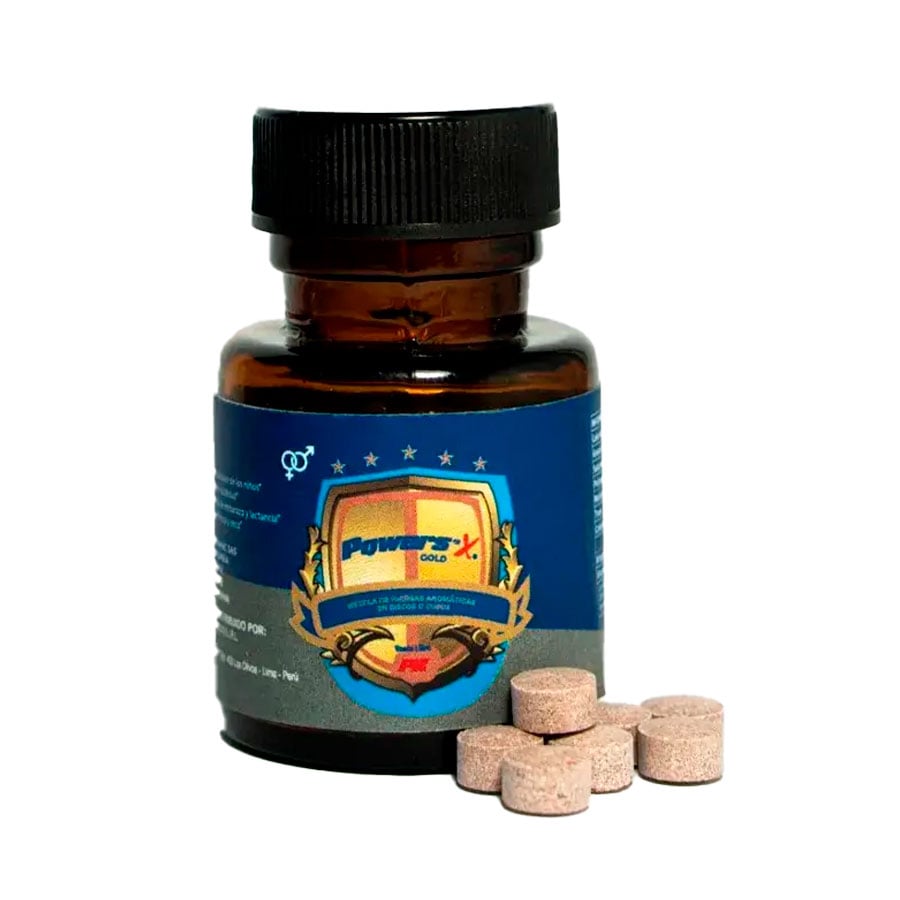 Powers' X Gold Comprimidos - Frasco 20 UN, , large image number null