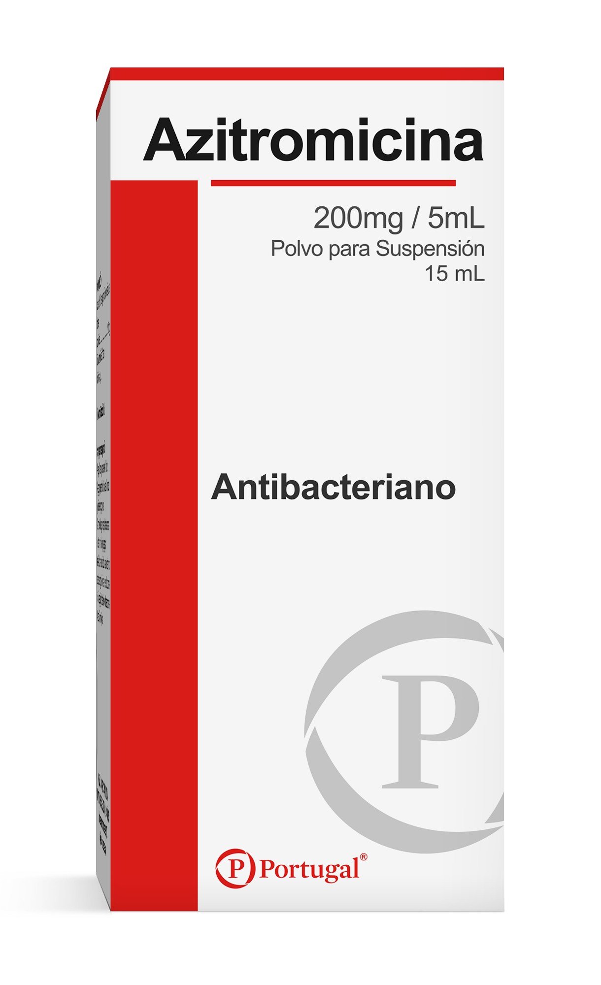 Azitromicina 200mg/5ml Polvo para Suspensi&oacute;n Oral - Frasco 15 ML, , large image number null