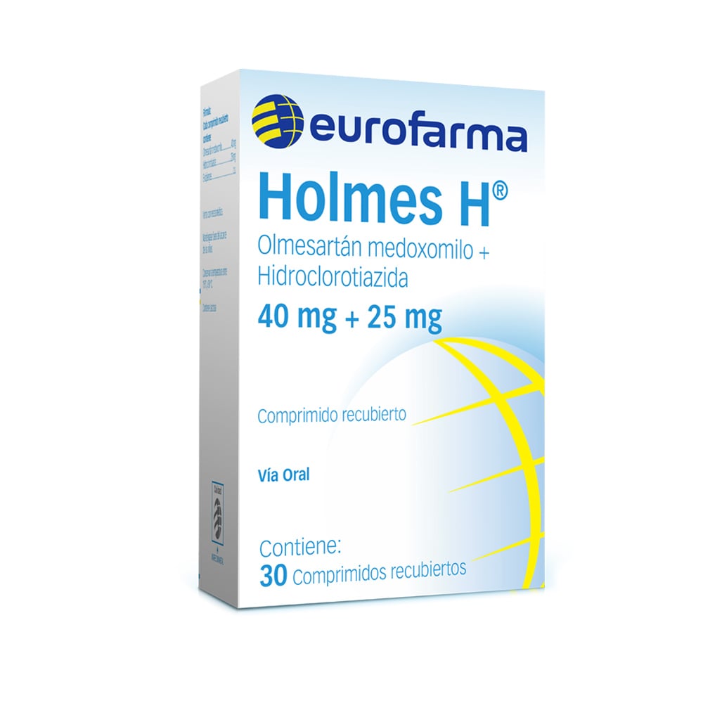 Holmes H 40 Mg/25 Mg - Caja 30 comprimidos, , large image number null